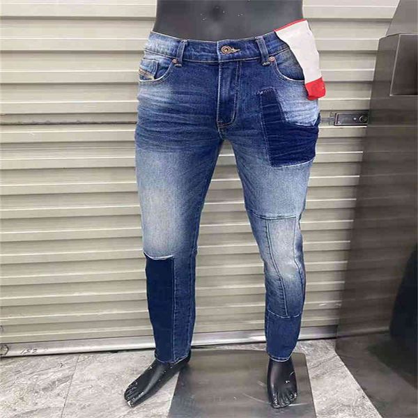 men's jeans jeans 21ss wrangler for men mens fashion skinny straight slim ripped street wear motorcycle biker jean pants size dyn8, Blue
men's jeans jeans 21ss wrangler for men mens fashion skinny straight slim ripped street wear motorcycle biker jean pants size dyn8, Blue