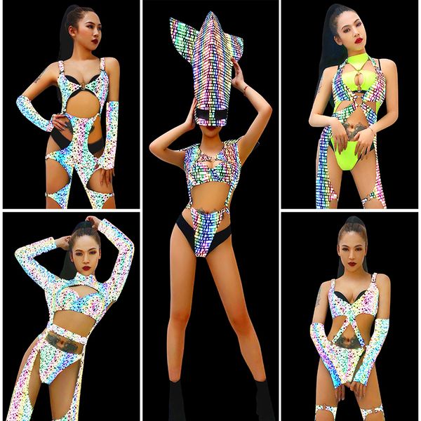 stage costumes for singers women bar nightclub female dj show ds dancer reflective festival outfit rave performance wear, Black;red
stage costumes for singers women bar nightclub female dj show ds dancer reflective festival outfit rave performance wear, Black;red