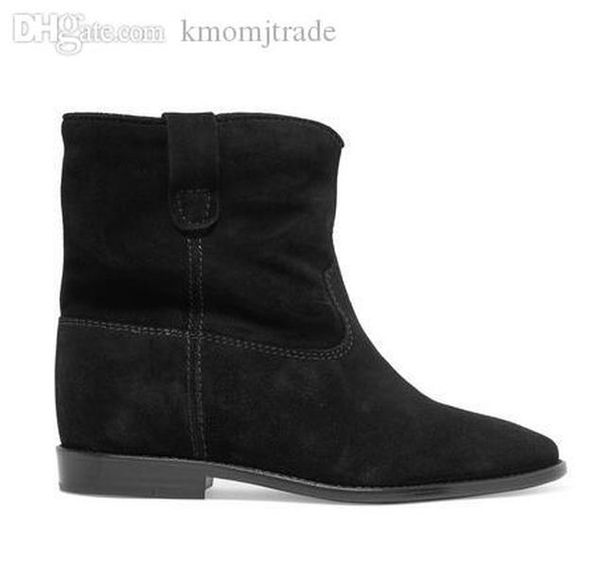 women genuine black leather isabel crisi suede ankle boots new classic marant fashion show pop booties shoes
women genuine black leather isabel crisi suede ankle boots new classic marant fashion show pop booties shoes