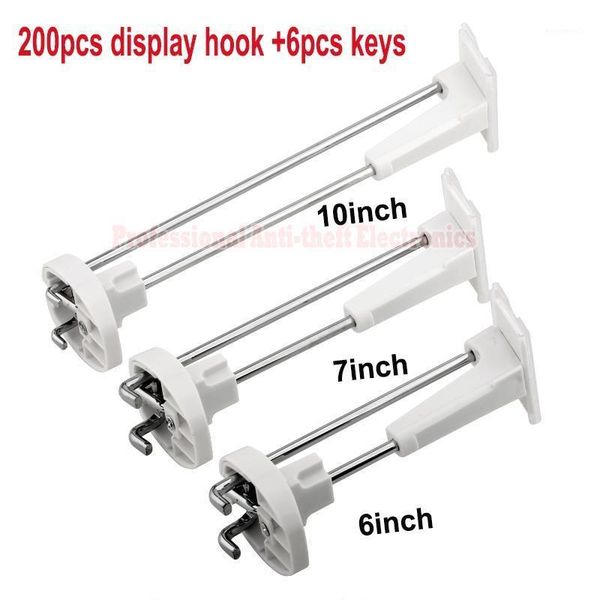 200pcs/lot 6&7&10inch white&black retail store pegboard hook security display hook fit for slatwall+6pcs magnetic lockpicks1
200pcs/lot 6&7&10inch white&black retail store pegboard hook security display hook fit for slatwall+6pcs magnetic lockpicks1