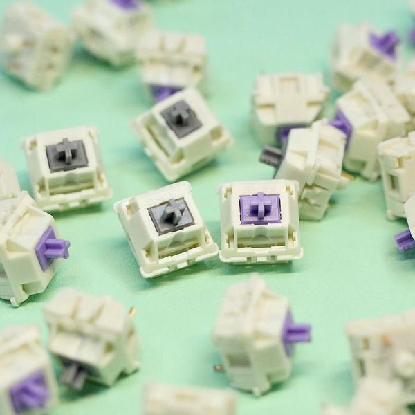 new arrival 10pcs/pack sp-star purple gray switches for customized mechanical keyboard diy 5 pins clicky switch 67g
new arrival 10pcs/pack sp-star purple gray switches for customized mechanical keyboard diy 5 pins clicky switch 67g