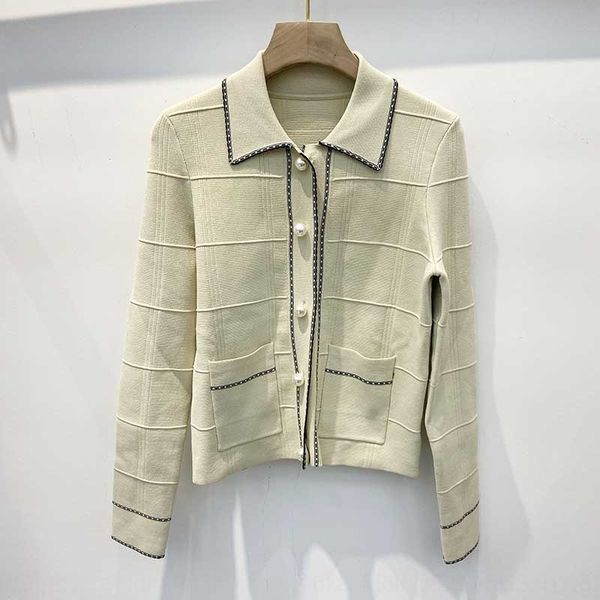md4zf s early small fragrance 2020 family's check pearl pearlpearlpearlautumn big jacquard lace big button pearl knitted cardigan zipzv, White;black
md4zf s early small fragrance 2020 family's check pearl pearlpearlpearlautumn big jacquard lace big button pearl knitted cardigan zipzv, White;black