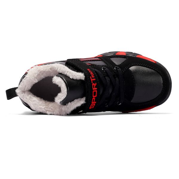 for sneakers kids winter boots vosonca boys girls children snow teenagers warm hiking outdoor sports shoes, Black;red
for sneakers kids winter boots vosonca boys girls children snow teenagers warm hiking outdoor sports shoes, Black;red