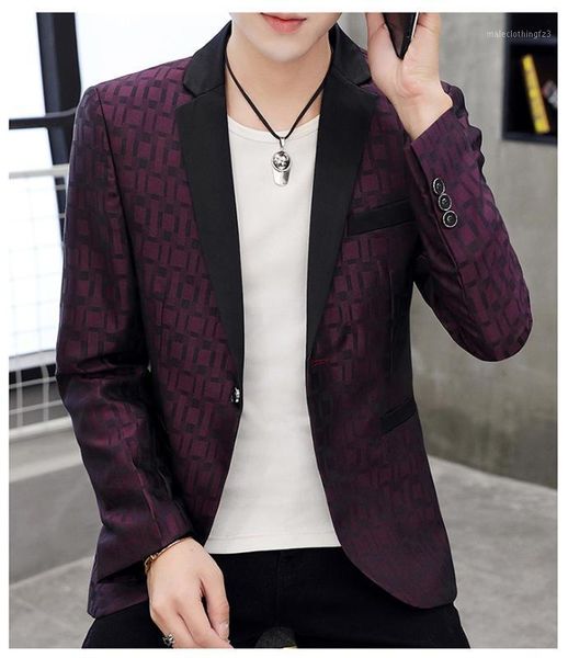 men's suits & blazers 2021 autumn men's business fashion professional suit youth plaid different color collar casual suit1, White;black
men's suits & blazers 2021 autumn men's business fashion professional suit youth plaid different color collar casual suit1, White;black