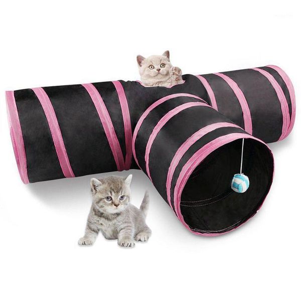cat tunnel 3 way collapsible pet cat play tunnel with ringing ball, spacious tube fun for puppy kitten1
cat tunnel 3 way collapsible pet cat play tunnel with ringing ball, spacious tube fun for puppy kitten1