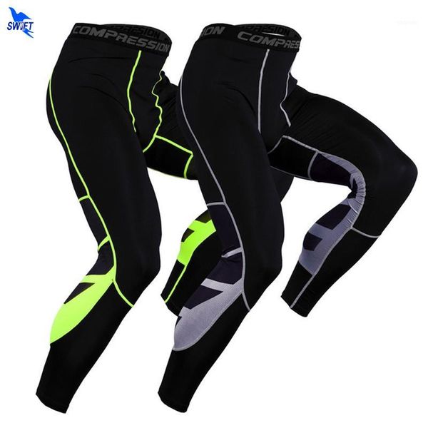 running pants quick dry compression tights men ankle length sports leggings fitness sportswear trousers gym training bottoms1, Black;blue
running pants quick dry compression tights men ankle length sports leggings fitness sportswear trousers gym training bottoms1, Black;blue