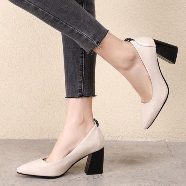 dress shoes fanyuan plus size 32-48 fashion women pumps simple style slip on stylish thick heels pointed toe footwear, Black
dress shoes fanyuan plus size 32-48 fashion women pumps simple style slip on stylish thick heels pointed toe footwear, Black