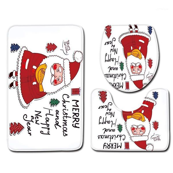 bath mats 3pcs bathroom mat sets non slip floor classical christmas santa claus pattern toilet and rugs1
bath mats 3pcs bathroom mat sets non slip floor classical christmas santa claus pattern toilet and rugs1