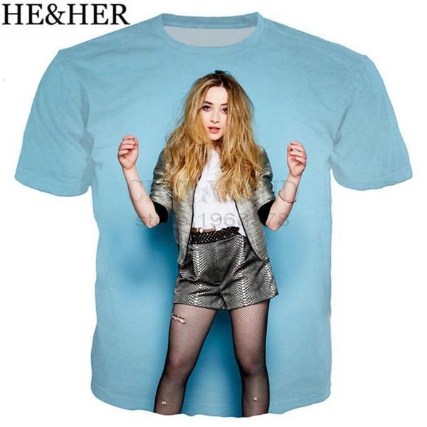 popular singer sabrina carpenter 3d print shirts comics graphic hentai men clothing