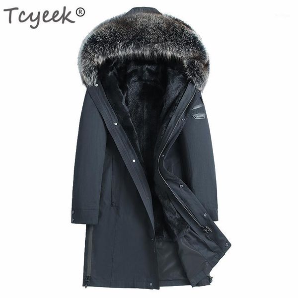 tcyeek real shearing liner jacket men winter natural raccoon fur hooded fur coat clothes 2019 streetwear jackets 1959011, Black
tcyeek real shearing liner jacket men winter natural raccoon fur hooded fur coat clothes 2019 streetwear jackets 1959011, Black