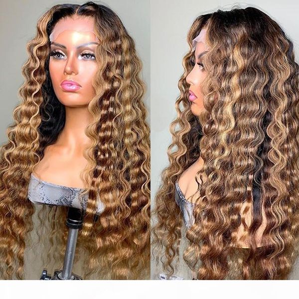 long deep wave highlight 13x6 lace front human hair wigs with baby hair peruvian blonde full lace wig natural hairline 360 frontal wig, Black
long deep wave highlight 13x6 lace front human hair wigs with baby hair peruvian blonde full lace wig natural hairline 360 frontal wig, Black