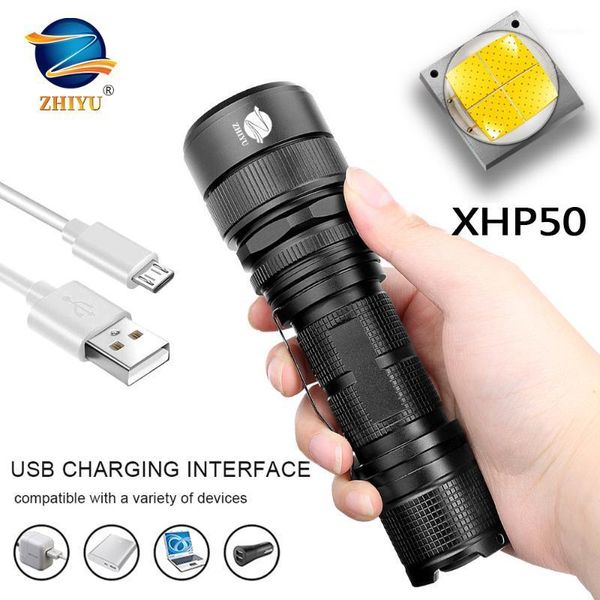 flashlights torches zhiyu powerful led with xhp50 lamp bead zoomable 5 lighting modes torch support micro usb charging hunting lamp1 
flashlights torches zhiyu powerful led with xhp50 lamp bead zoomable 5 lighting modes torch support micro usb charging hunting lamp1