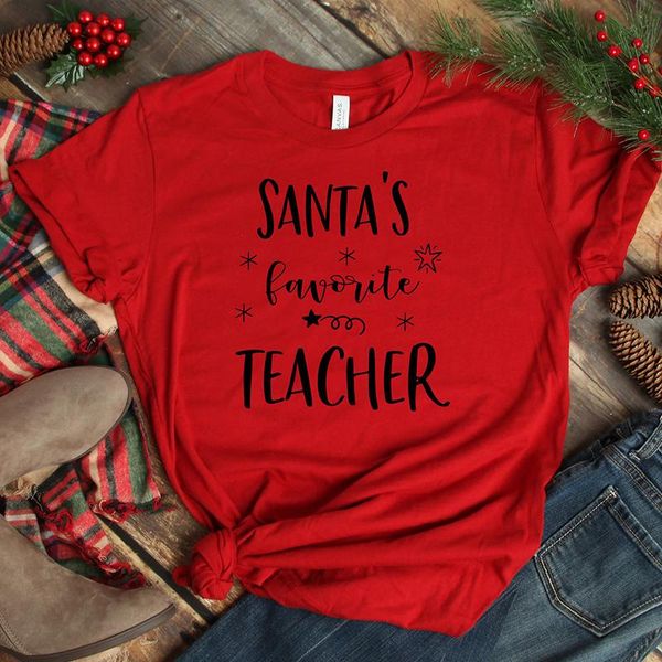 santa's favorite teacher women shirts funny merry christmas girl tees streetwear hipster festival t-shirt cotton drop ship, White
santa's favorite teacher women shirts funny merry christmas girl tees streetwear hipster festival t-shirt cotton drop ship, White