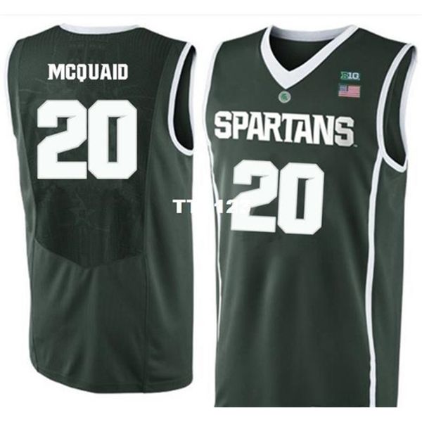 age men michigan state spartans matt mcquaid #20 basketball full embroidery size s-4xl or custom any name or number jersey, Black
age men michigan state spartans matt mcquaid #20 basketball full embroidery size s-4xl or custom any name or number jersey, Black