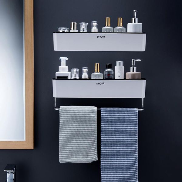 hooks & rails wall mounted bathroom shelf shampoo shower shelves holder kitchen storage rack organizer towel bar bath accessories
hooks & rails wall mounted bathroom shelf shampoo shower shelves holder kitchen storage rack organizer towel bar bath accessories
