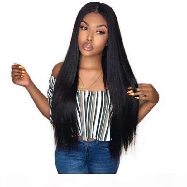 360 full lace human hair wigs pre plucked natural straight brazilian virgin real 360 frontal lace wig for women bleached knots, Black;brown
360 full lace human hair wigs pre plucked natural straight brazilian virgin real 360 frontal lace wig for women bleached knots, Black;brown