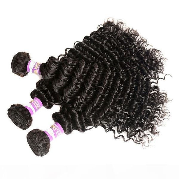 nature color 8a 100g pcs hair bundles deep wave hair weaves indian human hair weaves, Black
nature color 8a 100g pcs hair bundles deep wave hair weaves indian human hair weaves, Black