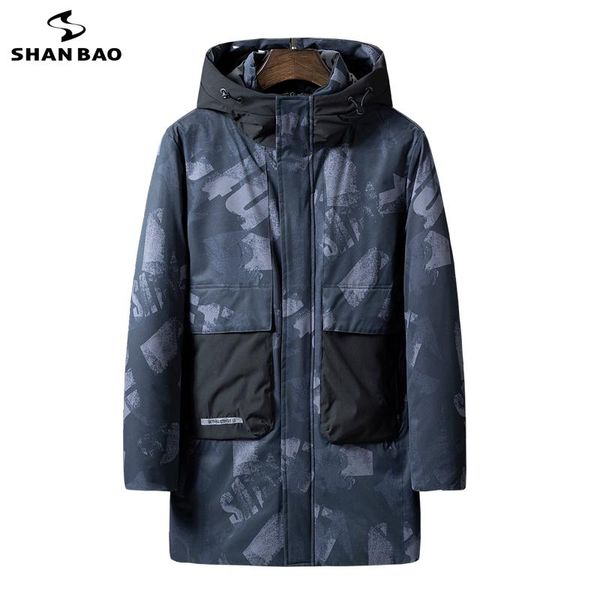 shan bao brand long padded jacket zipper large pocket 2020 winter brand clothing thick warm men's casual parka, Black
shan bao brand long padded jacket zipper large pocket 2020 winter brand clothing thick warm men's casual parka, Black