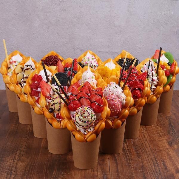 hong kong-style bubble egg waffle model;fake ice cream egg ggettes puff waffle cake model display dessertfruit sample1
hong kong-style bubble egg waffle model;fake ice cream egg ggettes puff waffle cake model display dessertfruit sample1