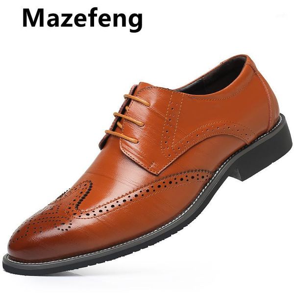 dress shoes mazefeng men wedding genuine leather formal business round toe for man men's oxford flats rxm081 size 38-481, Black
dress shoes mazefeng men wedding genuine leather formal business round toe for man men's oxford flats rxm081 size 38-481, Black