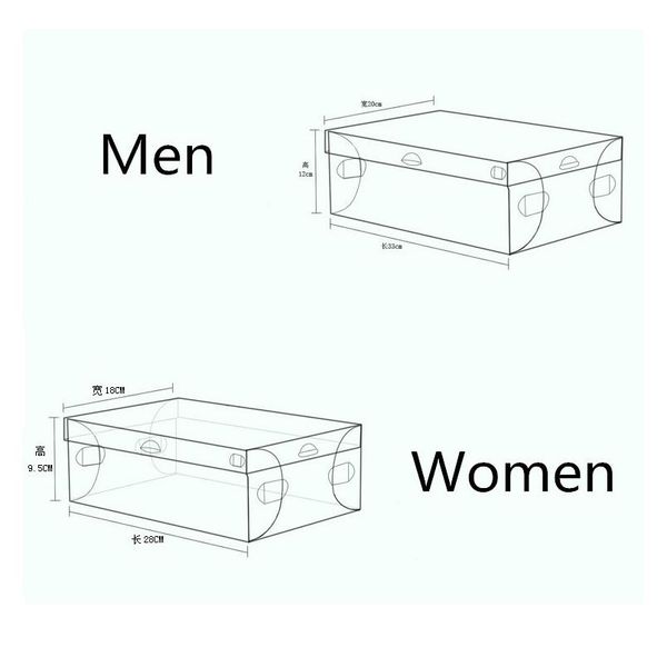 6pcs children/women/men transparent makeup organizer clear plastic shoes storage boxes foldable shoes case hol bbymoi
6pcs children/women/men transparent makeup organizer clear plastic shoes storage boxes foldable shoes case hol bbymoi