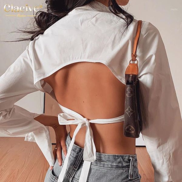 clacive white ladies blouse casual backless long sleeve lace-up woman blouses shirts streetwear fall womens clothes 20201
clacive white ladies blouse casual backless long sleeve lace-up woman blouses shirts streetwear fall womens clothes 20201