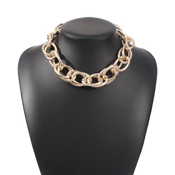 vintage chunky chain necklace for women thick massive choker 2020 jewelry female girls decorations fashion accessories, Golden;silver
vintage chunky chain necklace for women thick massive choker 2020 jewelry female girls decorations fashion accessories, Golden;silver