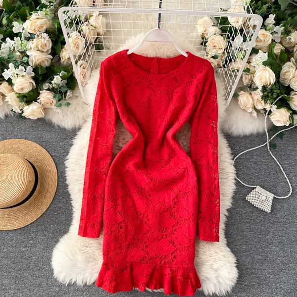 2021 new sweet frilly , elegant lace dress, long neck mango, thin autumn streetwear to the line dressed short. 8ou1, Black;gray
2021 new sweet frilly , elegant lace dress, long neck mango, thin autumn streetwear to the line dressed short. 8ou1, Black;gray