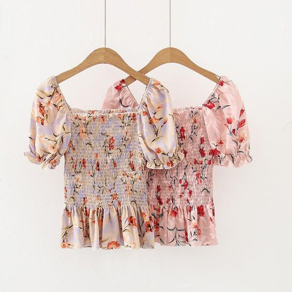 women's summer chiffon shirt blusas floral blusa mujer print slash neck sweet slimshort sleeve blouse1, White
women's summer chiffon shirt blusas floral blusa mujer print slash neck sweet slimshort sleeve blouse1, White