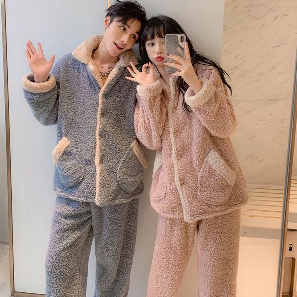 mimi sweet cute little sweet wind upset female flannel pajamas leisurewear male lambs wool couples wear outside, Black;brown
mimi sweet cute little sweet wind upset female flannel pajamas leisurewear male lambs wool couples wear outside, Black;brown