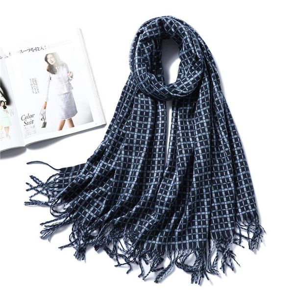 scarves thick warm winter scarf women cashmere shawls and wraps lady fashion plaid men tassel blanket bandana, Blue;gray
scarves thick warm winter scarf women cashmere shawls and wraps lady fashion plaid men tassel blanket bandana, Blue;gray