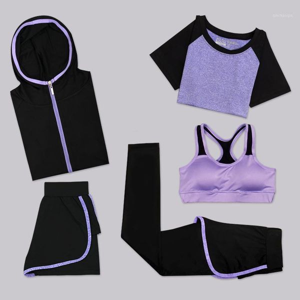yoga outfits women gym 5 piece set workout clothes for sports bra and pants wear clothing running athletic 3xl1, White;red
yoga outfits women gym 5 piece set workout clothes for sports bra and pants wear clothing running athletic 3xl1, White;red