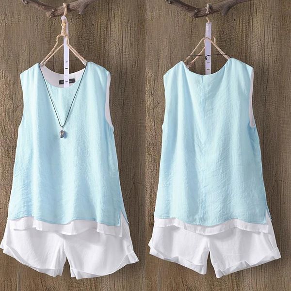 kaftan sleeveless vest women's summer blouse 2020 zanzea casual two layer o neck work blusas female solid plus size tunic, White
kaftan sleeveless vest women's summer blouse 2020 zanzea casual two layer o neck work blusas female solid plus size tunic, White