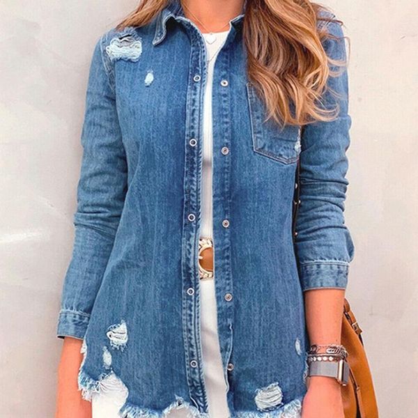 women's jackets women coat fashion long sleeve denim jacket slim cowboy style autumn winter womens coats and casual ladies, Black;brown
women's jackets women coat fashion long sleeve denim jacket slim cowboy style autumn winter womens coats and casual ladies, Black;brown