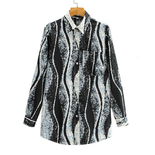 2021 new women spring autumn turn down collar wave pattern printed cardigan office lady fashion long sleeves outerwear xxr6, White
2021 new women spring autumn turn down collar wave pattern printed cardigan office lady fashion long sleeves outerwear xxr6, White