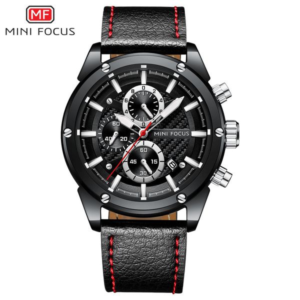 mini focus watches mf0161g relojes hombre leather band chronograph wristwatches men wrist quartz watch for man business watch luminous hand, Slivery;brown
mini focus watches mf0161g relojes hombre leather band chronograph wristwatches men wrist quartz watch for man business watch luminous hand, Slivery;brown