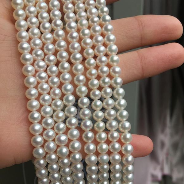 chains freshwater pearl necklace perfect round shape with size 5-5.5mm luster for jewelry diy loose strands, Silver
chains freshwater pearl necklace perfect round shape with size 5-5.5mm luster for jewelry diy loose strands, Silver