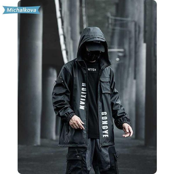 hip hop tactical jackets men's clothes windbreaker loose outdoor jacket techwear fashion streetwear coats black michalkova, Black;brown
hip hop tactical jackets men's clothes windbreaker loose outdoor jacket techwear fashion streetwear coats black michalkova, Black;brown