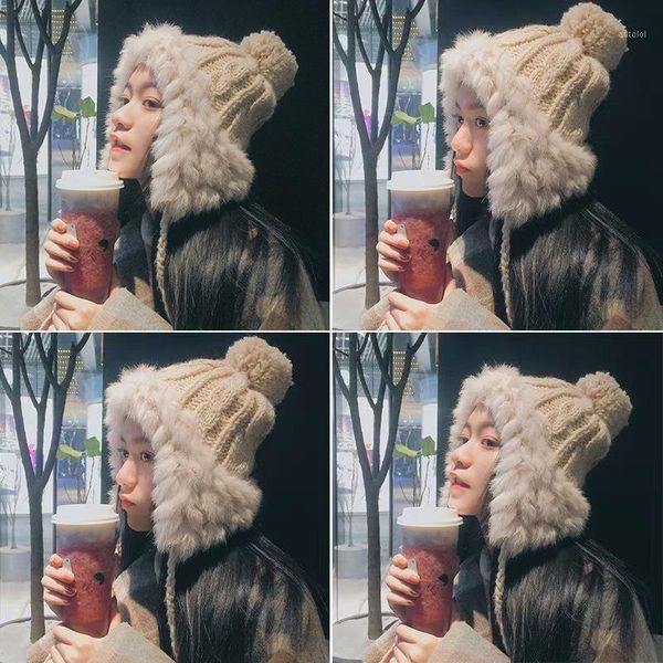 2020 fashion new simple fur knit warm soft beanie hat for girls & child & women winter skullies hairball cap1, Blue;gray
2020 fashion new simple fur knit warm soft beanie hat for girls & child & women winter skullies hairball cap1, Blue;gray