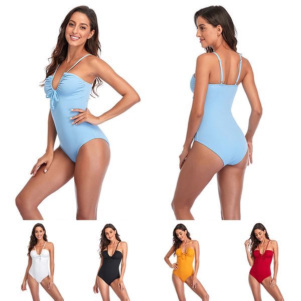 pure color high waist swim wear one-piece bikini european and american tight-fitting backless halter neck v-neck women swimsuit
pure color high waist swim wear one-piece bikini european and american tight-fitting backless halter neck v-neck women swimsuit