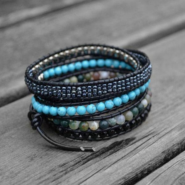 tennis plumiss multilayer beaded wrap bracelet for women ethnic natural stone hematite 5strands bracelets healing body bohemian jewelry, Golden;silver
tennis plumiss multilayer beaded wrap bracelet for women ethnic natural stone hematite 5strands bracelets healing body bohemian jewelry, Golden;silver