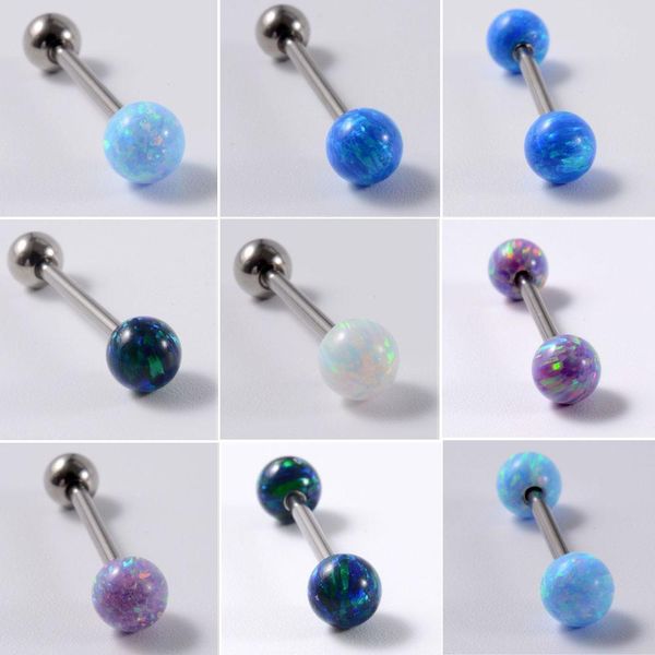 1pc surgical steel opal tongue barbell piercing opal nipple ring screw in barbell piercings tongue piercings women jewelry q jllkqw, Silver
1pc surgical steel opal tongue barbell piercing opal nipple ring screw in barbell piercings tongue piercings women jewelry q jllkqw, Silver