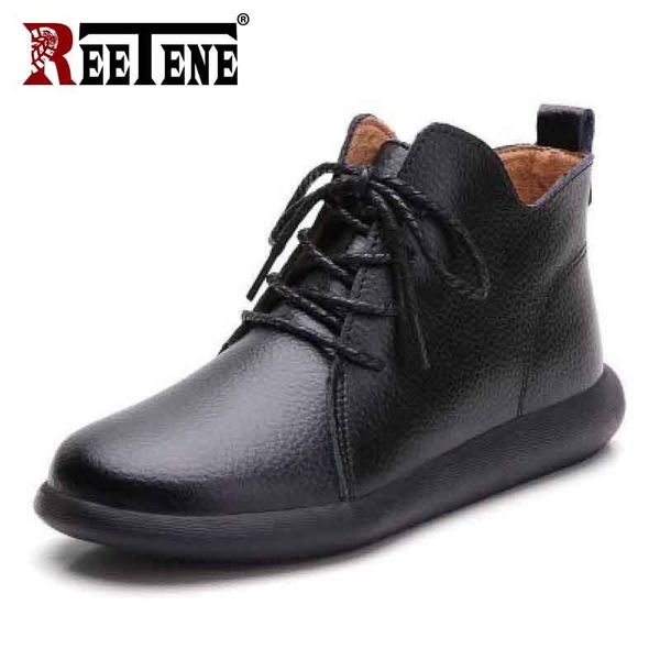 boots reetene lace-up women winter low heels for waterproof women's quality comfort female, Black
boots reetene lace-up women winter low heels for waterproof women's quality comfort female, Black