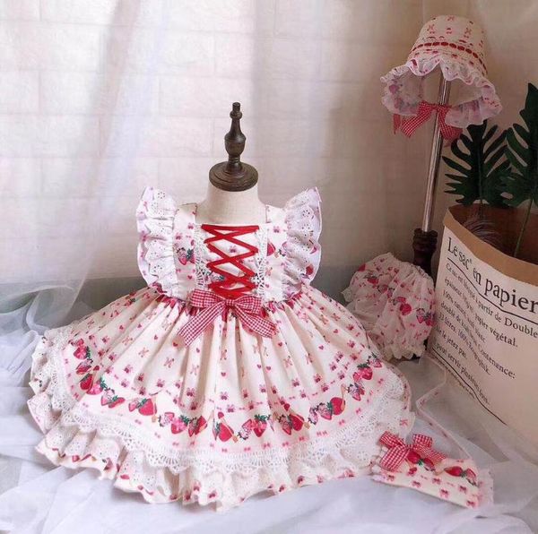 clothing sets princess lolita strawberry fruit print dress with bag,hair bands, hats ,pp pants, 5 piece set suit tutu girl clothes, White
clothing sets princess lolita strawberry fruit print dress with bag,hair bands, hats ,pp pants, 5 piece set suit tutu girl clothes, White