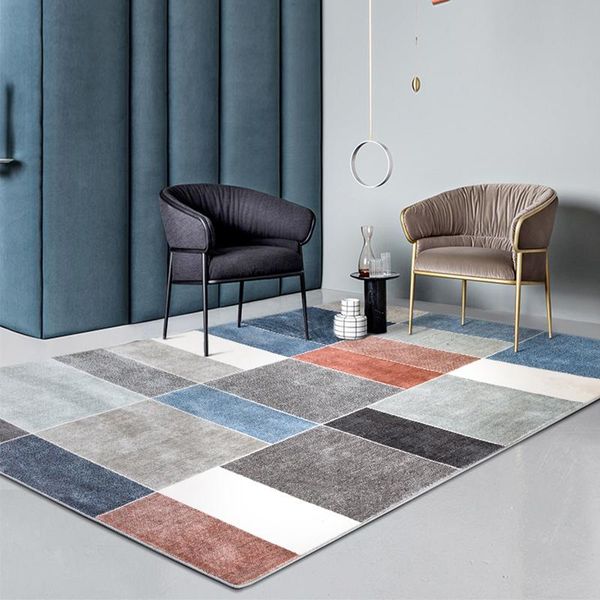 carpets post-modern office room decoration carpet nordic style big size mosaic plaid bedside rug, ins geometric living rug
carpets post-modern office room decoration carpet nordic style big size mosaic plaid bedside rug, ins geometric living rug