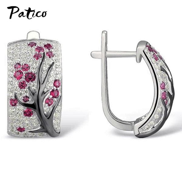 hoop & huggie women trendy 925 sterling silver earrings gifts crystal flower plum tree branch blossom piercing earing jewelry, Golden;silver
hoop & huggie women trendy 925 sterling silver earrings gifts crystal flower plum tree branch blossom piercing earing jewelry, Golden;silver