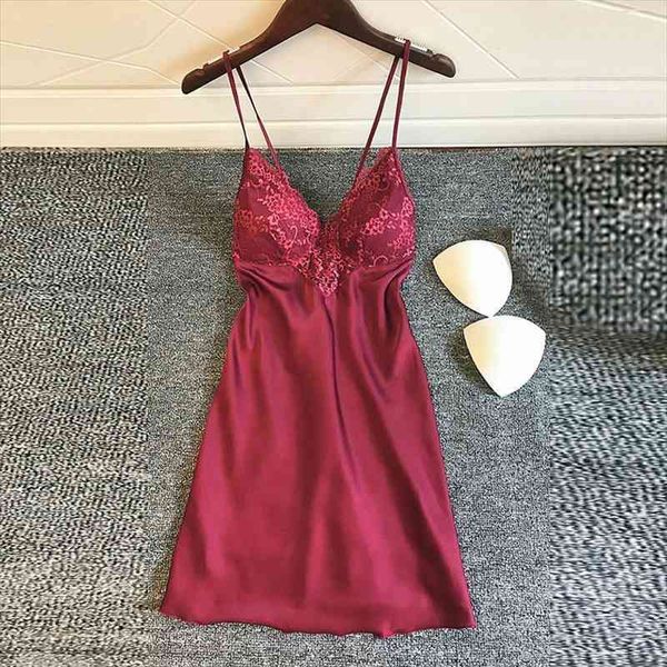 women nightgowns nightwear lace patchwork camisola lingerie nighty wedding silk dress sleep wear nightdress clothes, Black;red
women nightgowns nightwear lace patchwork camisola lingerie nighty wedding silk dress sleep wear nightdress clothes, Black;red