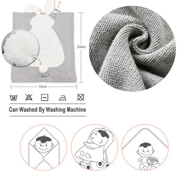 baby blankets swaddle baby wrap knitted blanket for kid rabbit cartoon plaid infant toddler bedding swaddling let's make lj201014
baby blankets swaddle baby wrap knitted blanket for kid rabbit cartoon plaid infant toddler bedding swaddling let's make lj201014