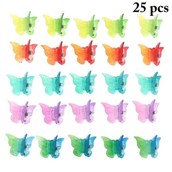 25pcs women hair claw clip plastic kids butterfly hairpins mini colorful hair jaw clip fashion barrettes accessories, Slivery;white
25pcs women hair claw clip plastic kids butterfly hairpins mini colorful hair jaw clip fashion barrettes accessories, Slivery;white