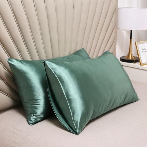 pillow case 51x76cm envelope pillowcase for bed pure emulation silk satin summer cool smooth single covers 2/4/6pcs
pillow case 51x76cm envelope pillowcase for bed pure emulation silk satin summer cool smooth single covers 2/4/6pcs